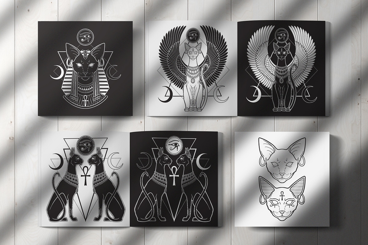 Black Magic Cats + Bonus, an Animal Illustration by Croisy (Photo 5 of 8)