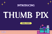 Thumbpix Pixel Font, a Serif Font by Creativetacos (Thumbnail 1 of 7)