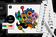 Cinco De Mayo – Procreate Stamp Set, a Brush Add-On by ArtPavo (Thumbnail 1 of 7)