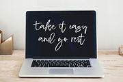 Valine Brush, a Handwritten Font by Eltypesstudio (Thumbnail 7 of 8)