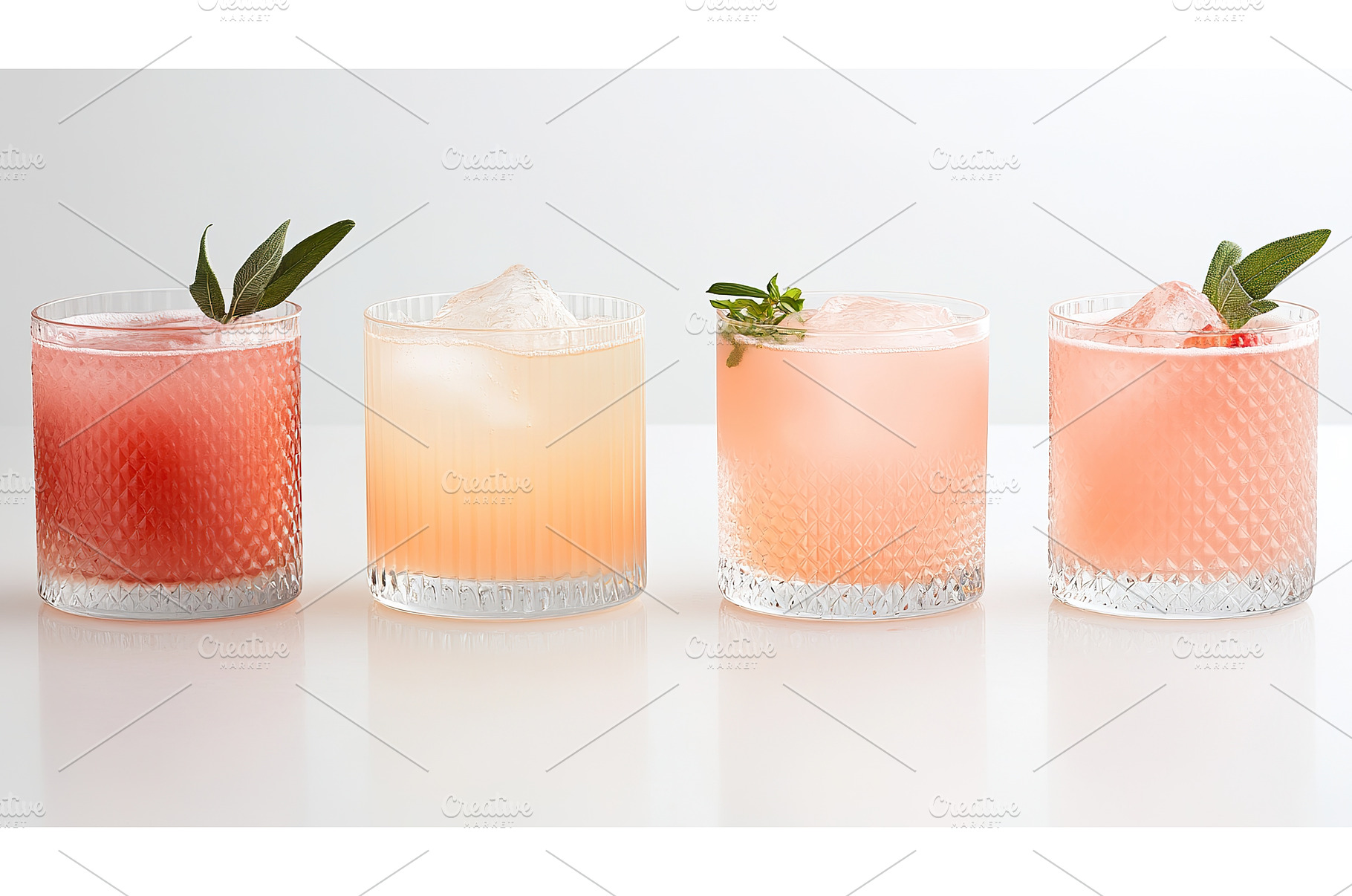 Variety of refreshing beverages in, a Food & Drink Photo by Lermont51