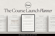 Course Launch Planner Canva Template, a Presentation Template by HelloKarla (Thumbnail 1 of 6)
