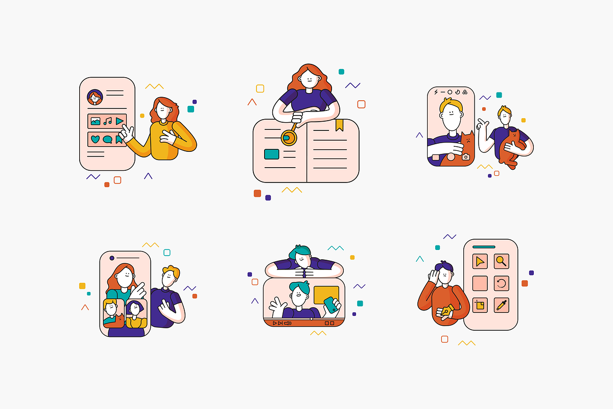 Clusck 2.0! Illustration Kit, a Templates & Theme by ls-illustrations (Photo 6 of 6)