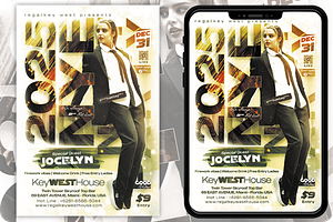 New Year Eve Party Flyer, a Flyer Template by regalDRAW