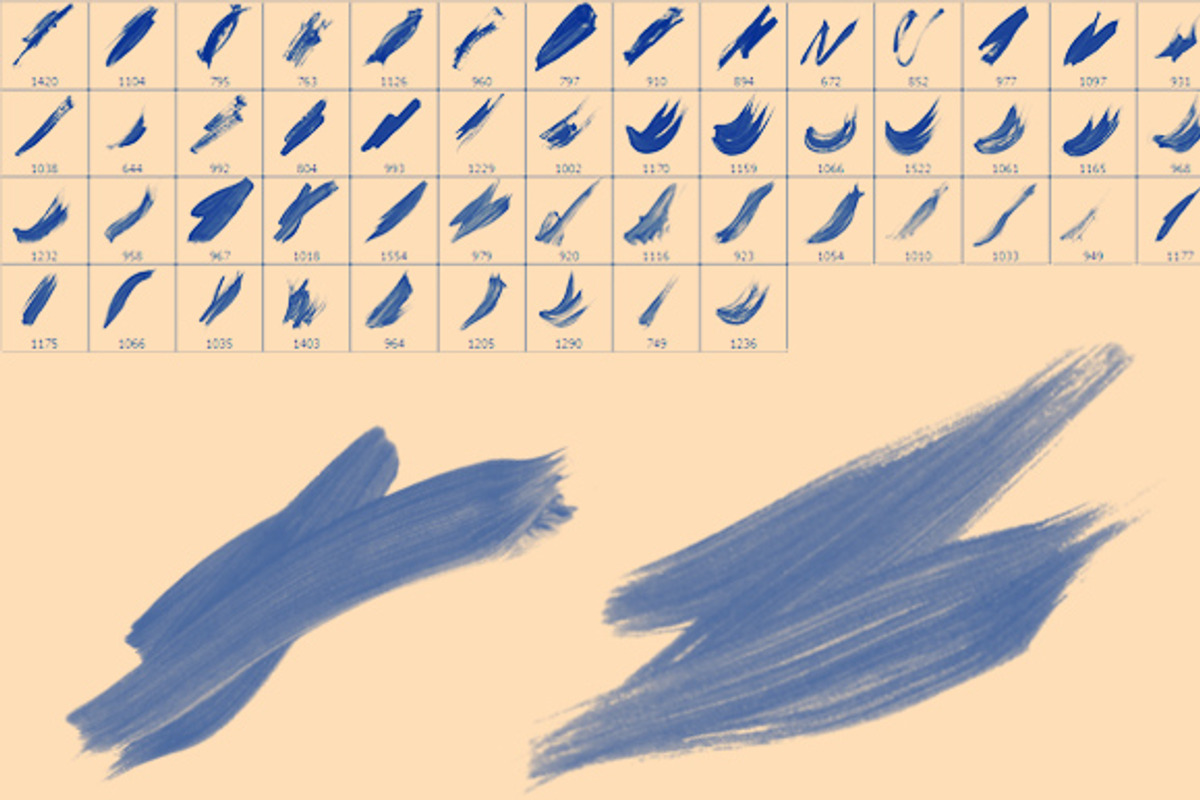 51 Handcrafted Watercolor Brushes, a Brush Add-On by Layerform Design Co. (Photo 3 of 3)