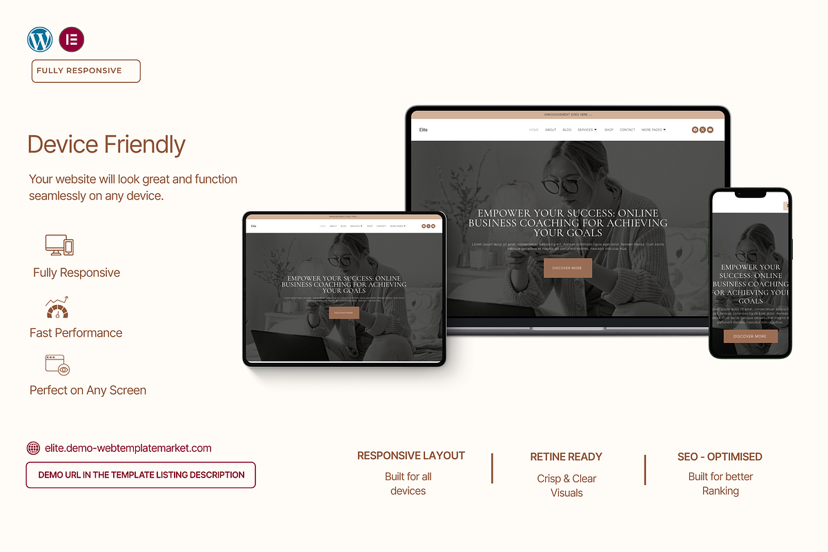 Life Coach & Consulting Template kit, a WordPress Template by Web Template Market (Photo 4 of 9)