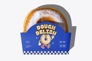 Donut Packaging Mockup