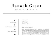 Clean Resume/CV Template Word, a Resume Template by TemplateCrafts (Thumbnail 5 of 6)
