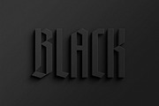 Colored 3D Text Effect, a Mockup by Design Squad (Thumbnail 2 of 8)