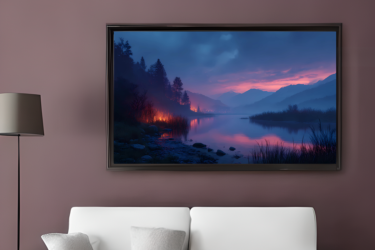 Magical Fantasy Landscape Wallpaper, a Background Graphic by LA Design (Photo 10 of 10)