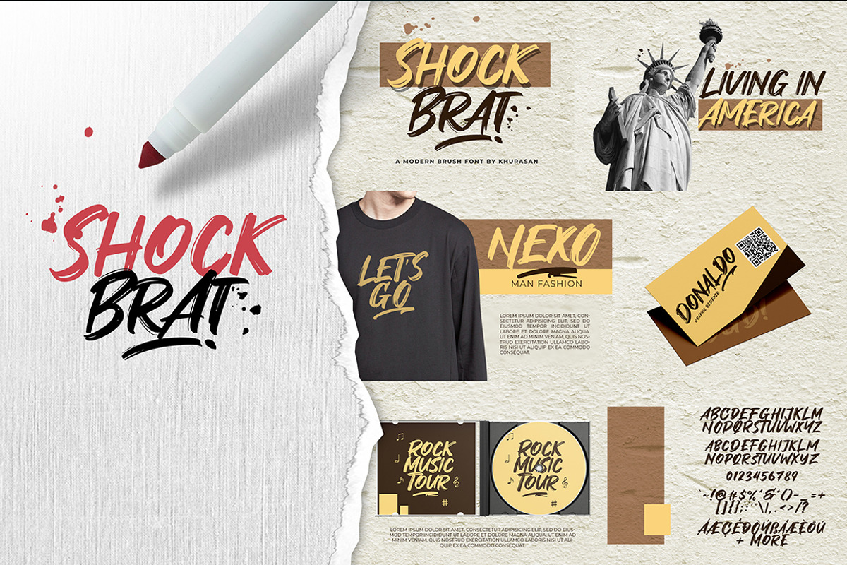Brush Brat Font Bundle, a Handwritten Font by khurasan (Photo 4 of 6)
