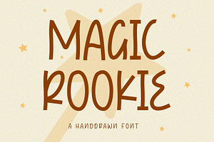 Magic Rookie A Handdraw Font