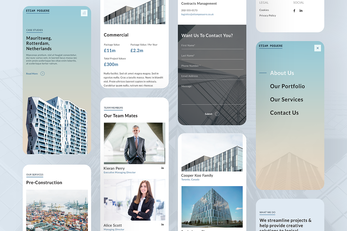 Architecture Responsive PSD & Sketch, a Landing Page Template by TIB Digital (Photo 4 of 8)