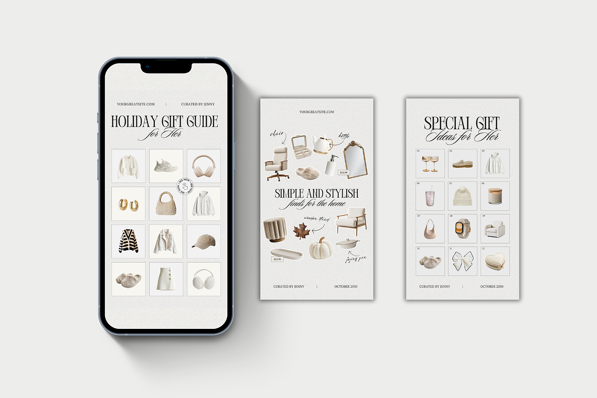 LTK Instagram Collage Canva Bundle, a Social Media Template by Xenié Creative (Photo 7 of 10)