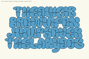 Rodino Bubbly Display Typeface, a Handwritten Font by Lettramina Studio (Thumbnail 6 of 11)