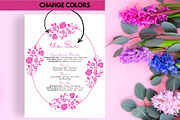 Wedding Drink Menu Template Canva, a Poster Template by GraphiCarola (Thumbnail 4 of 8)