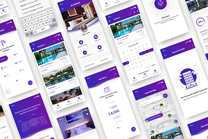 Complete UI Kit - Hotel Booking App