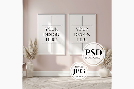 Wall Art Mockup, Frame Mockup