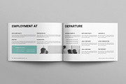 Employee Handbook Template Landscape, a Brochure Template by E-Type (Thumbnail 4 of 7)