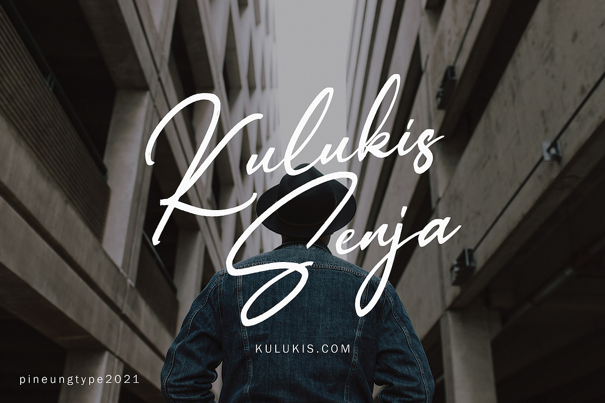 Antarig Blagu, a Script Font by pineungtype (Photo 6 of 7)