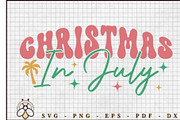 Retro Christmas in July SVG Bundle, an Object Graphic by BeeCraftR (Thumbnail 6 of 12)