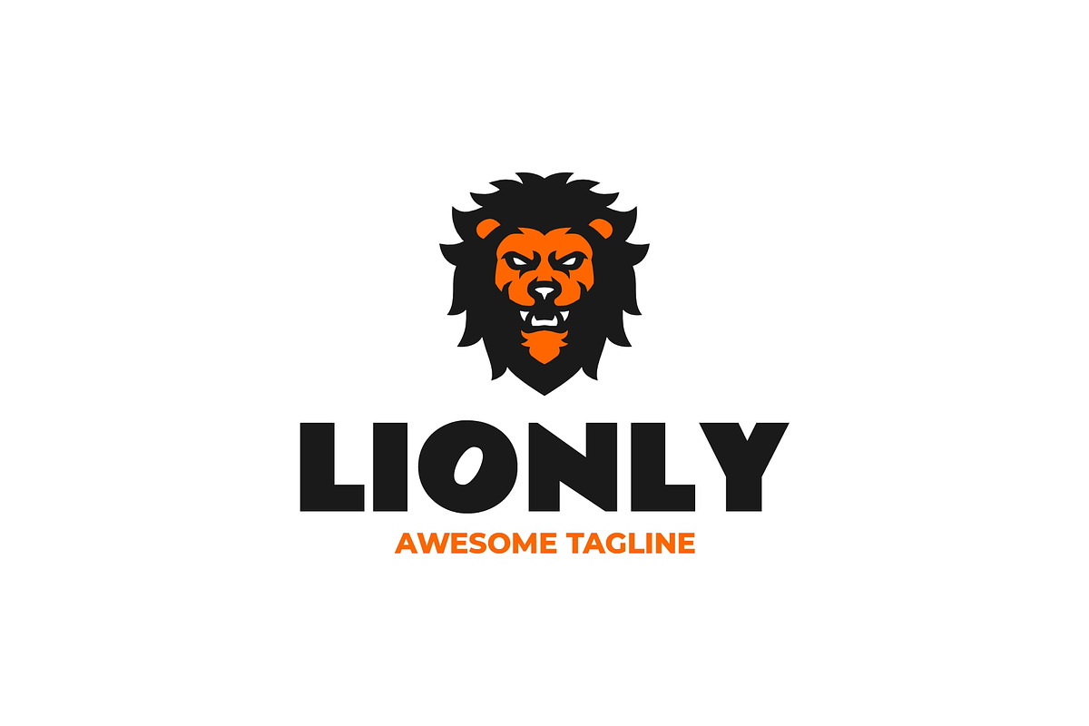 Lion Simple Mascot Logo, a Branding & Logo Template by Artnivora.Std