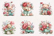 Baby in Bloom Clipart, a Seasonal Illustration by CreationArt (Thumbnail 4 of 7)