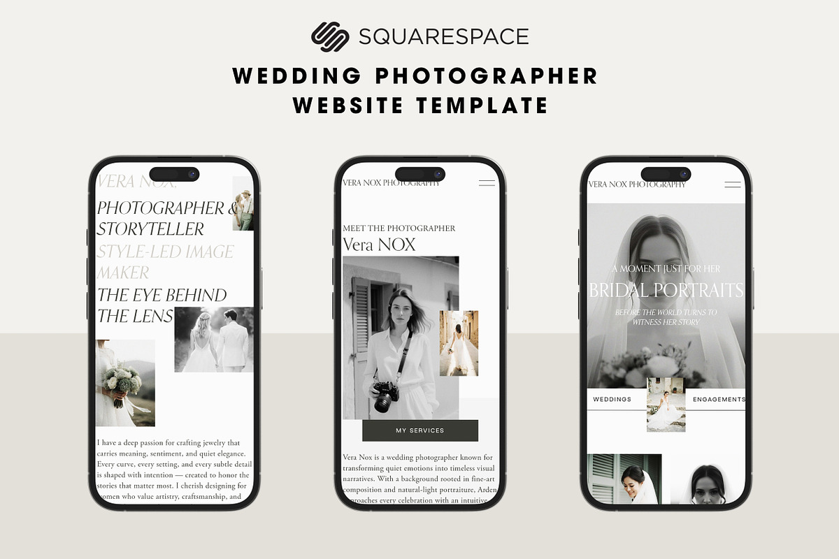 Squarespace Photographer Website, a Squarespace Template by Mockup Art Atelier (Photo 6 of 14)