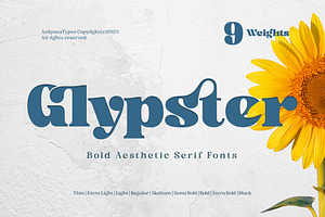 Glypster - Bold Aesthetic Serif Font