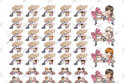 Valentines Day Watercolor Cliparts, a Decorative Illustration by Phantasia Design (Thumbnail 8 of 8)