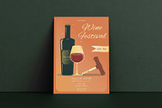 Wine Festival Flyer, a Flyer Template by FaraHelal (Thumbnail 1 of 3)