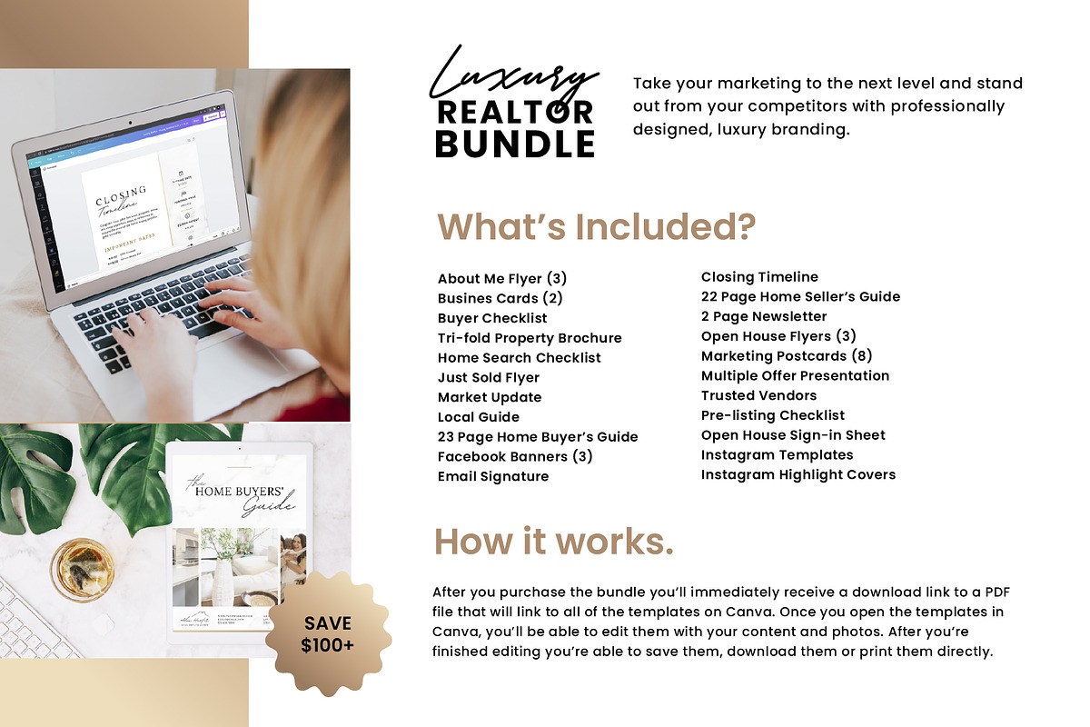 Realtor Template Bundle | Canva, a Flyer Template by Galaxybomb (Photo 2 of 15)