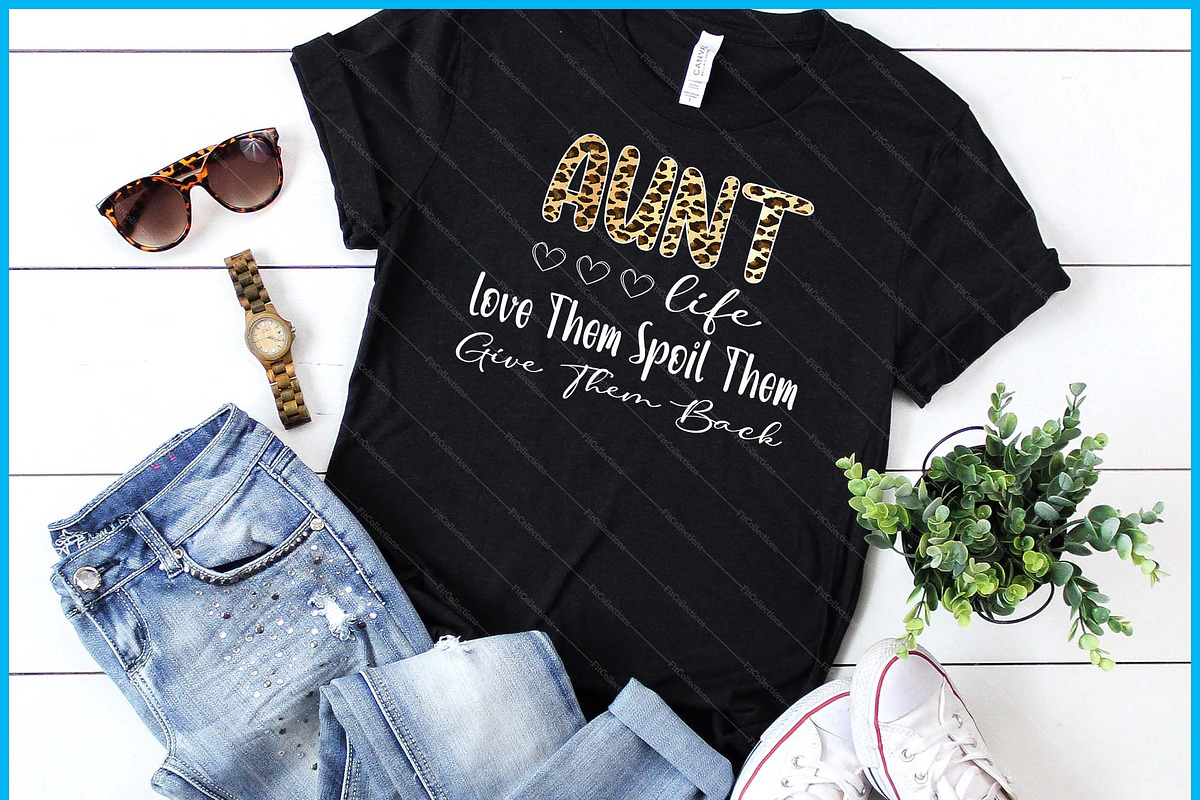 Aunt Life Love Spoil SVG PNG, an Object Graphic by Creativeusart (Photo 1 of 4)