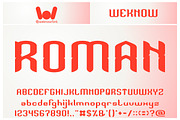 Saturnus Font, a Font by weknow (Thumbnail 5 of 5)