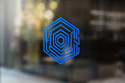 Modern Hexagon Tech Logo, a Branding & Logo Template by Vectorium Studio (Thumbnail 7 of 9)