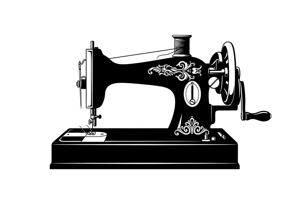 Vintage Sewing Machine Bundle, an Illustration by yasushie (Photo 9 of 31)