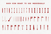 Skull and Crossbones Bundle, an Icon by Design Surplus (Thumbnail 3 of 4)