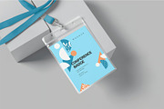 Conference Badge Mockups, an Advertising Mockup by megostudi0 (Thumbnail 5 of 7)