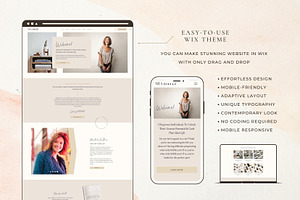 Wix Website Template - Boho Coach