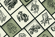 325 Vintage Adventure and Travel, a Transportation Illustration by Creative Stall (Thumbnail 8 of 22)