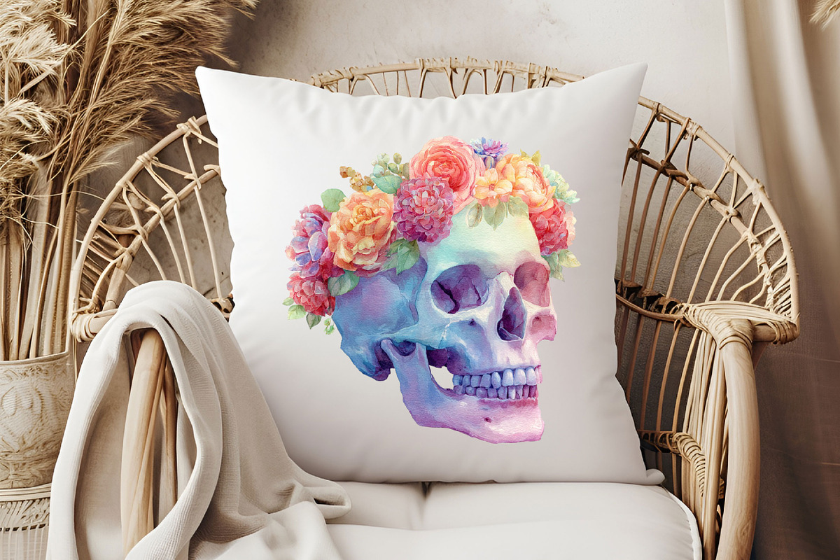 Watercolor Pastel Halloween Clipart, an Illustration by Pixels.Craft (Photo 6 of 7)