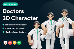 Doctor 3D Character