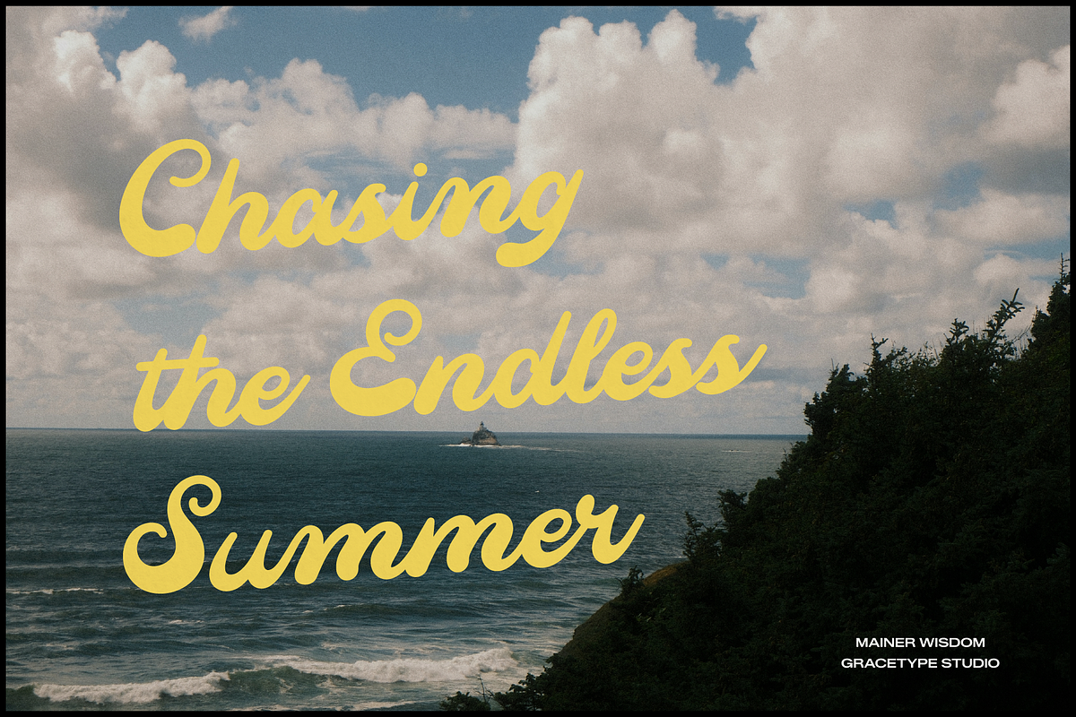 Mainer Wisdom | Retro Bold Script, a Script Font by gracetype_studio (Photo 3 of 12)