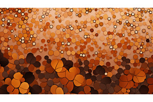 colorful paper dots background ai, an Abstract Photo by pikepicture