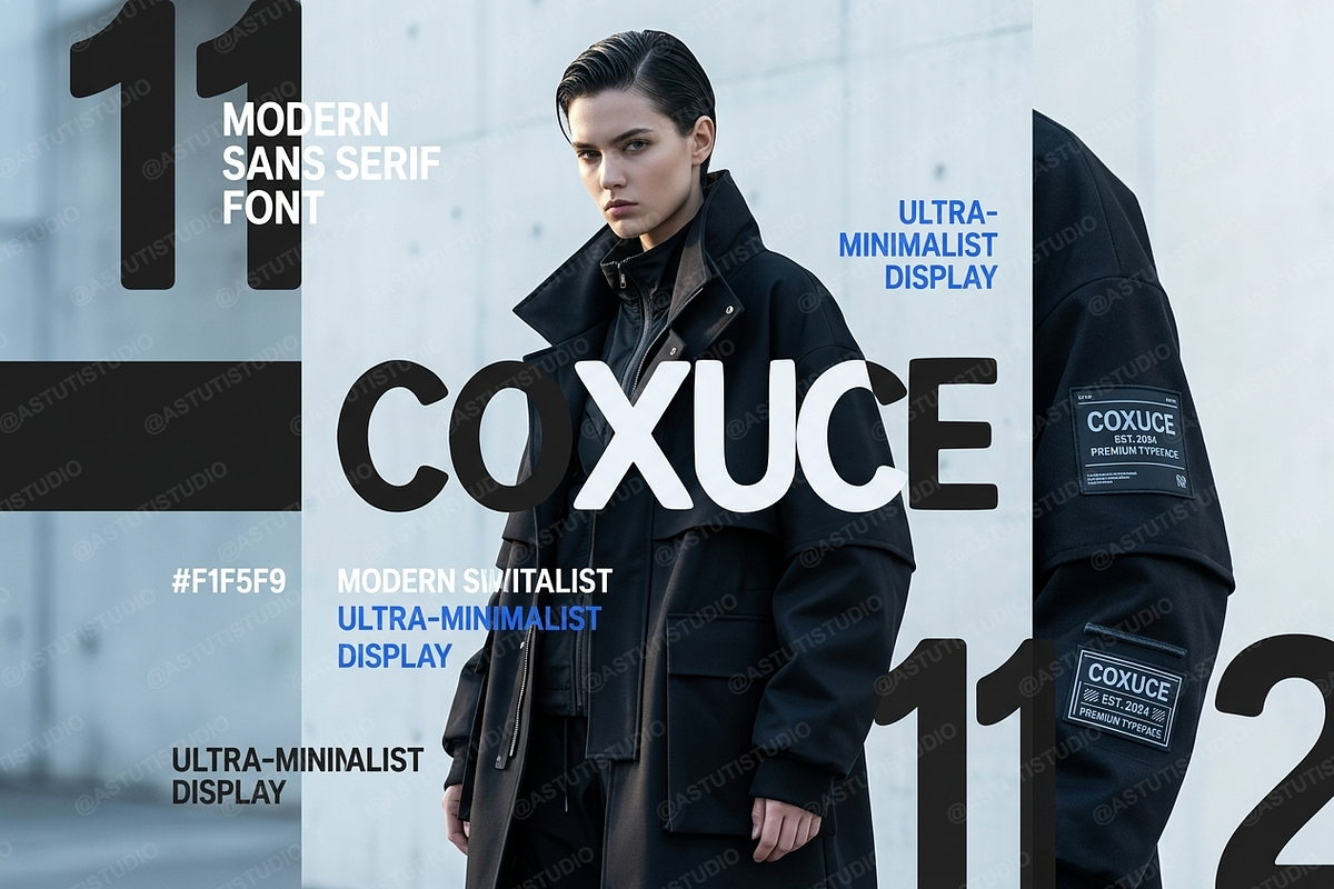 Coxuce - Elegant Serif Typeface, a Serif Font by Astuti Studio (Photo 1 of 25)