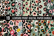 Leopard Print Digital Paper Bundle, a Pattern Graphic by DreamArtGraphic (Thumbnail 1 of 5)