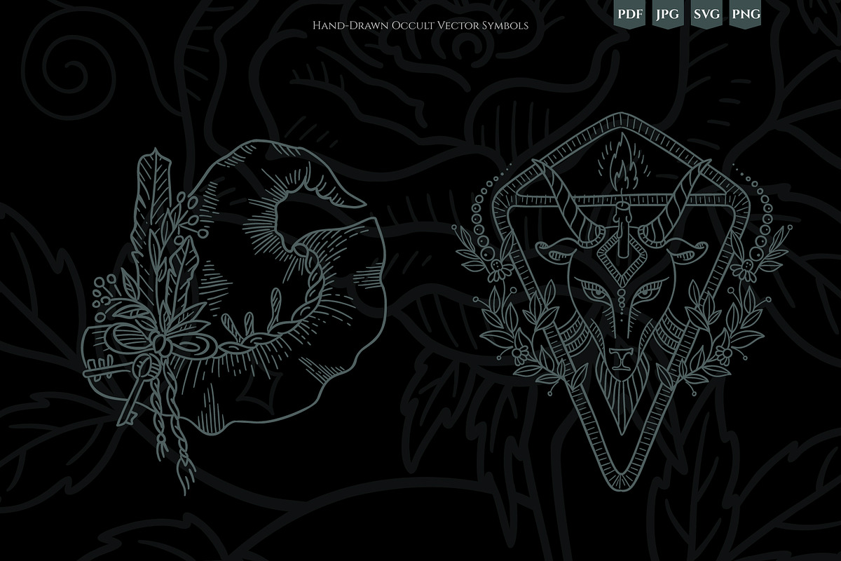 Mystical & Occult Symbols, an Object Graphic by Ilia Design (Photo 2 of 9)