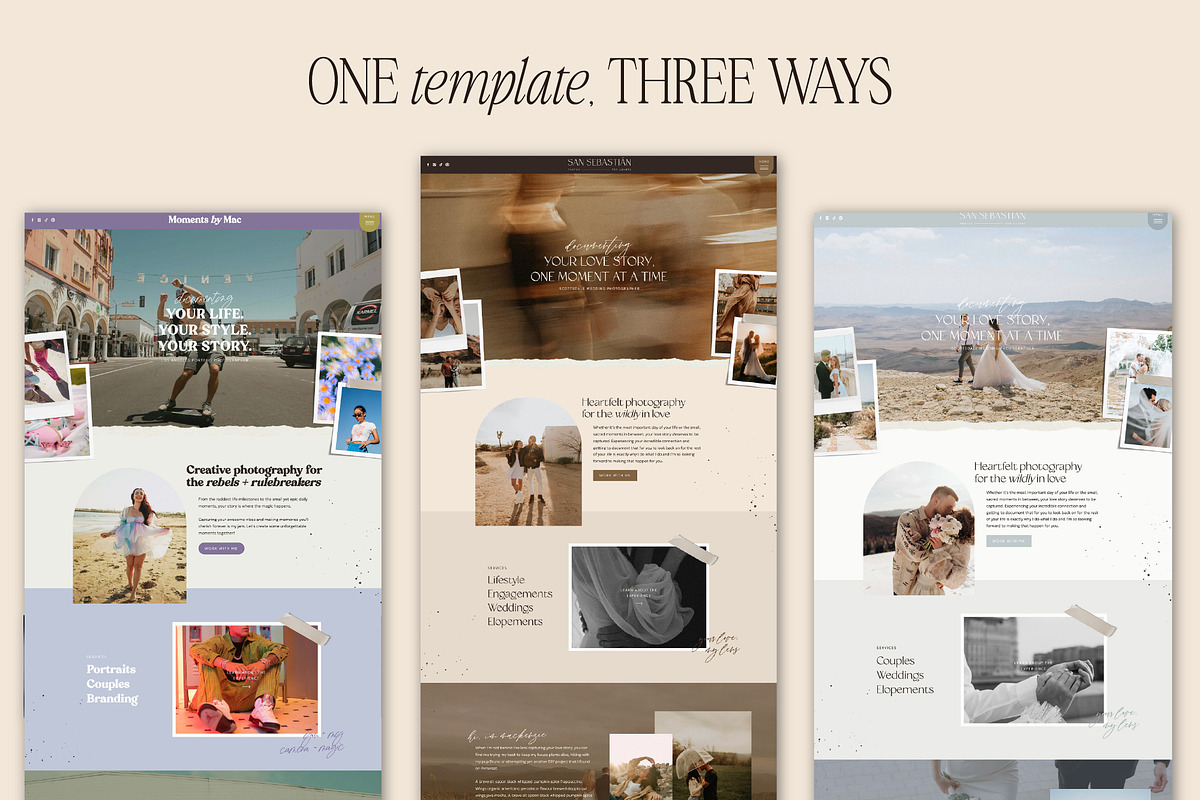 Boho Showit Template - Photographers, a Websites & App Template by Lennox Creative Co. (Photo 6 of 6)