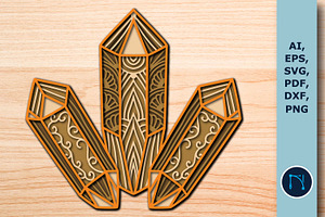 BOHO Multilayer Laser Cut SVG Files