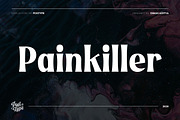 Painkiller - Display Font, a Handwritten Font by Godzillab (Thumbnail 1 of 9)